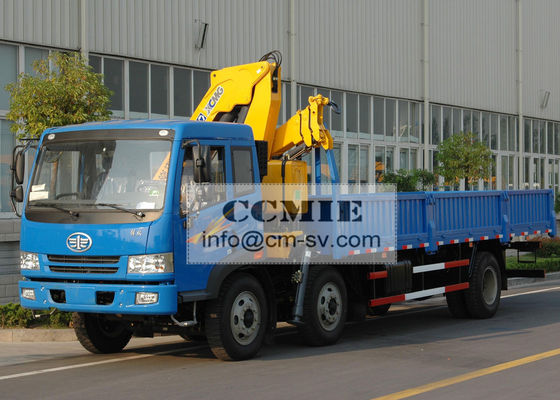 중국 튼튼한 XCMG 수송 트럭은 6300kg 최대 드는 수용량을 가진 기중기를 거치했습니다 공장