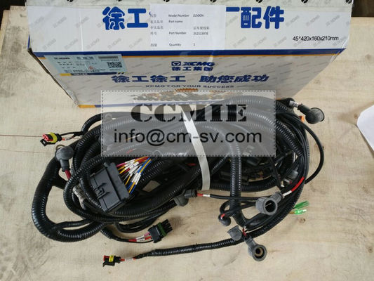 중국 중장비는 XCMG 바퀴 장전기 부속 ZL50GN 마구 후방 구조를 분해합니다 공장